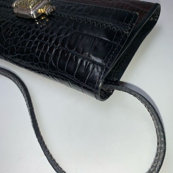 Brighton Leather Long Wallet on Chain Brown - Picture 11 of 12